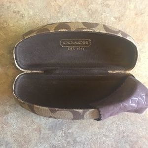 Coach Eyeglass Case with Cleaning cloth